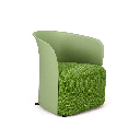 Хуванцар түшлэгтэй даавуун сандал