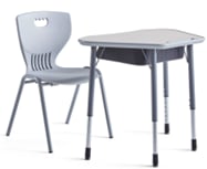 Трапец хэлбэрийн ширээ, сандал