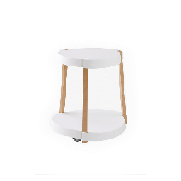 Сэтгүүлийн ширээ 2 давхар цагаан